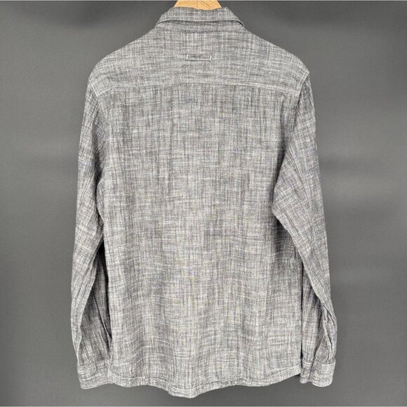 Billabong Men's Long Sleeve Button-Up Shirt XL Gray 100% Cotton Casual - Picture 2 of 9